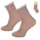 Skarpeta cosy frotka haft różowe 35-38