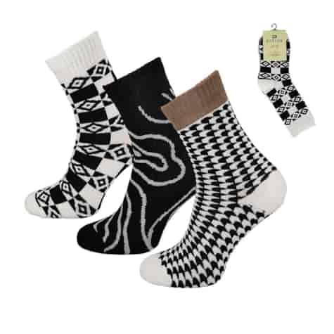 Skarpeta cosy wzory mix 35-38 39-42