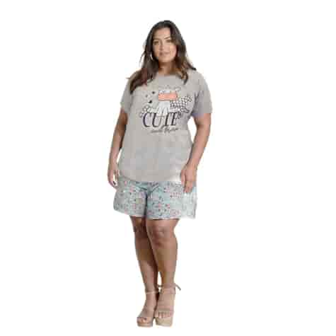 Piżama damska 2-częściowa bawełniana