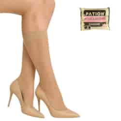 Podkolanówki Damskie Bezuciskowe Beżowe PATION
