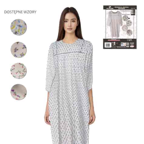 Koszula nocna damska termo wzór4 XL-3XL