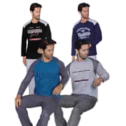 Piżama męska długi rękaw, długie spodnie