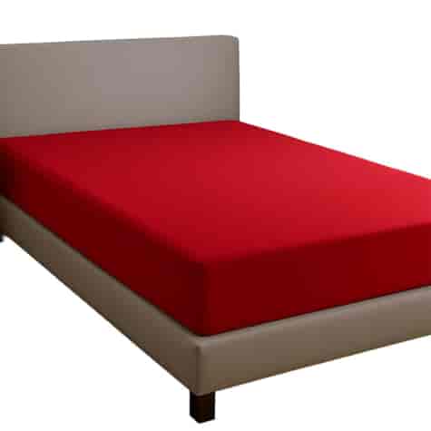 Prześcieradło z gumką 90x200 Jersey Malinowe