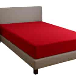 Prześcieradło z gumką 220x200 Jersey Malinowe