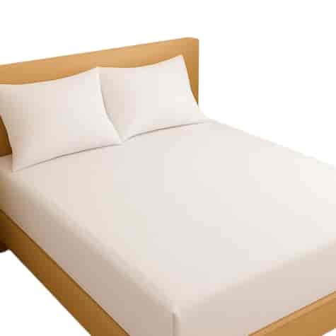 Prześcieradło z gumką 220x200 Jersey Białe