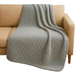 Koc 160x200 jasno szary