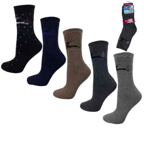 Skarpety damskie frotte Motyl