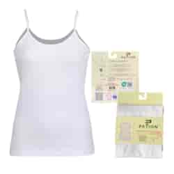 Koszulka damska na wąskim ramiączku biała