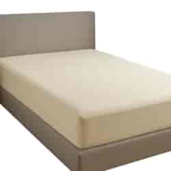 PRZEŚCIERADŁO Z GUMKĄ ECRU 160x200