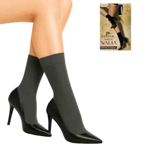 Skarpetki PATION mikrofibra 40 den grafit