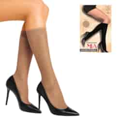 Podkolanówki PATION mikrofibra 60 den beige