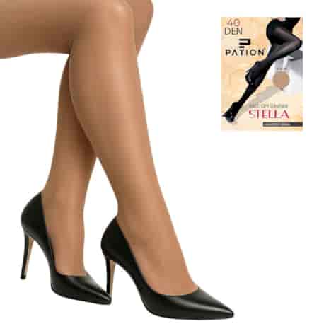 Rajstopy mikrofibra PATION 40 den beige rozm.5