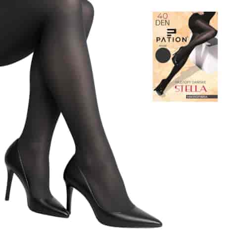 Rajstopy mikrofibra PATION 40 den grafit rozm.4