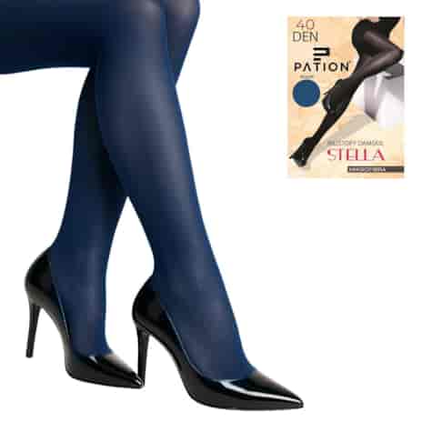 Rajstopy mikrofibra PATION 40 den granat rozm.2