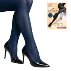 Rajstopy mikrofibra PATION 40 den granat rozm.4