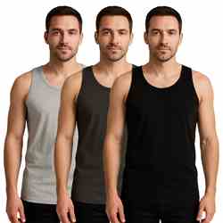 Podkoszulek męski prążek roz. L-XXXL mix kolorów