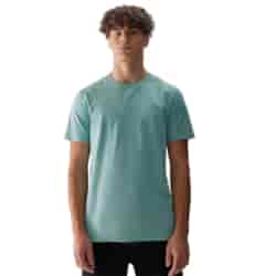 4F T-SHIRT MĘSKI M1154 MORSKI ROZM.L