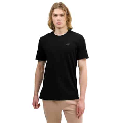 4F T-SHIRT MĘSKI M1154 CZARNY ROZM.M