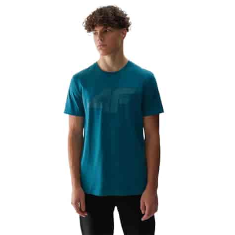 4F T-SHIRT MĘSKI M1155 MORSKA ZIELEŃ ROZM.L