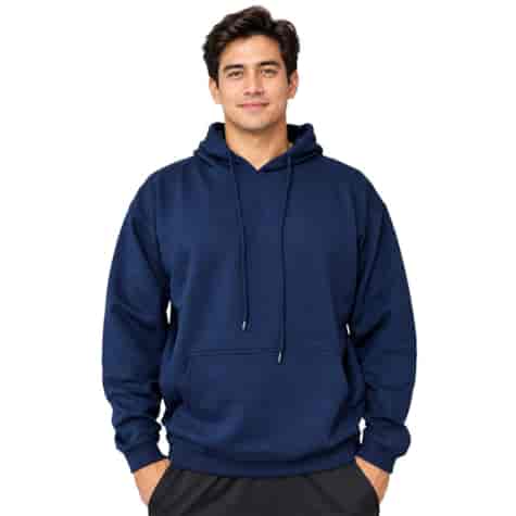 Bluza bawełniana z kapturem  GRANAT S - 3XL