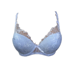 Biustonosz damski koronkowy biały 1411B