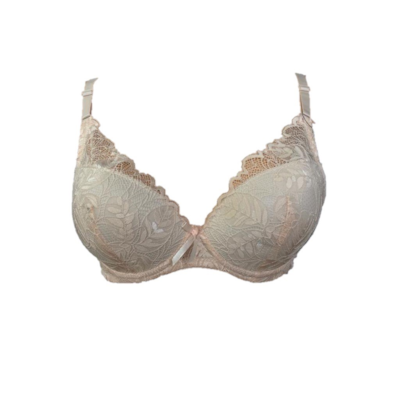 Biustonosz Damski koronkowy Beżowy 1411B