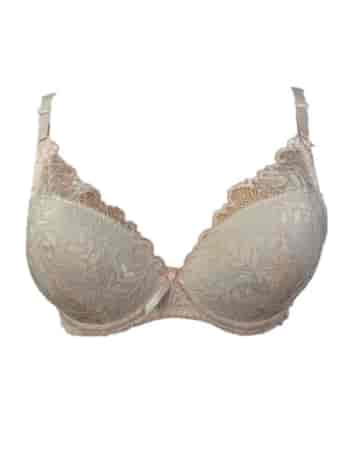 Biustonosz Damski koronkowy Beżowy 1411B