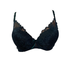 Biustonosz Damski koronkowy Zielony 1411B