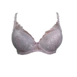 Biustonosz Damski Koronkowy Pudrowy Róż 1411B