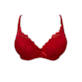 Biustonosz Damski  koronkowy Czerwony 1411B
