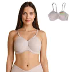 Biustonosz Damski Ecru Prążek 8038C