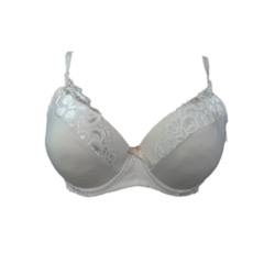 Biustonosz Damski Beżowy Półkoronka 8898C