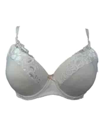 Biustonosz Damski Beżowy Półkoronka 8898C