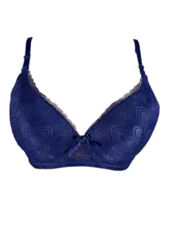 Biustonosz Damski Granatowy koronkowy 5701D