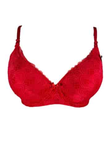 Biustonosz Damski Czerwony koronkowy 5701D