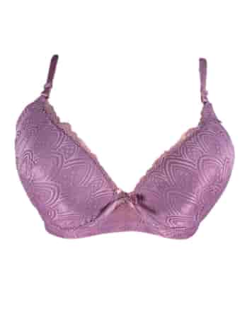 Biustonosz Damski Wrzosowy koronkowy 5701D