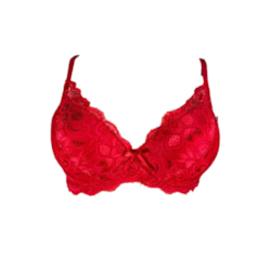 Biustonosz Damski Czerwony koronkowy 8896c