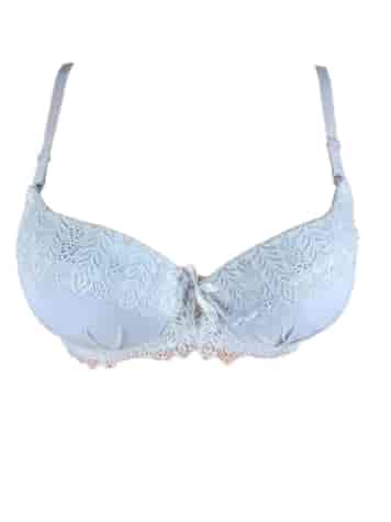 Biustonosz Damski Biały Półkoronka 6244B