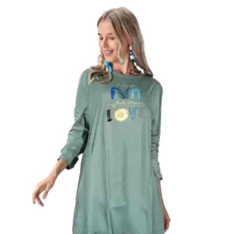 Koszula nocna z długim rękawem 30198/1  roz. L