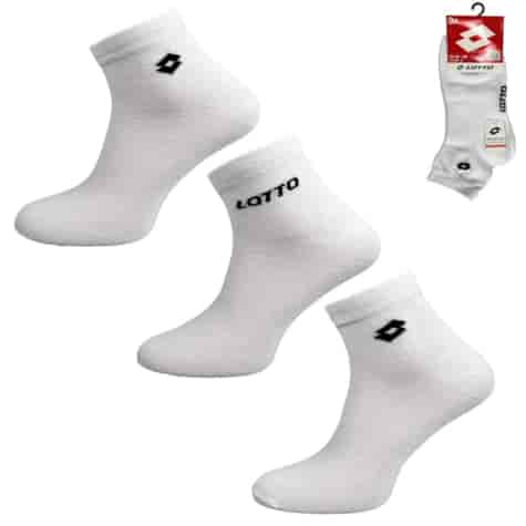 Skarpety męskie Lotto białe 35-38 3-PAK