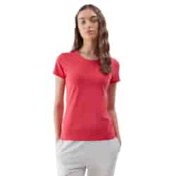 T-SHIRT DAMSKI F1161 CZERWONY ROZM. XXL