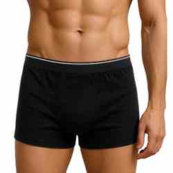 Bokserki męskie czarne rozmiar XXXL