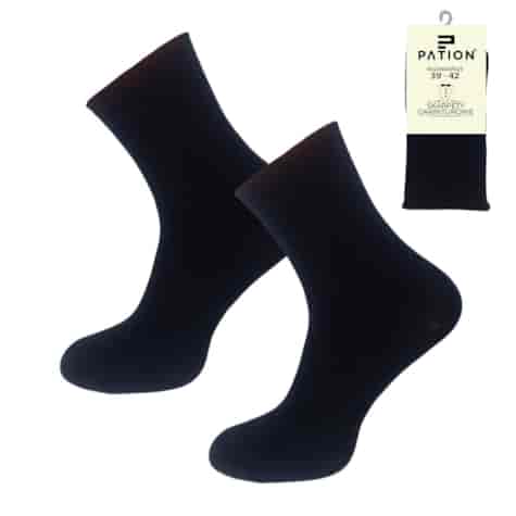 SKARPATY MĘSKIE GARNITUROWE CZARNE PATION M-2501Q
