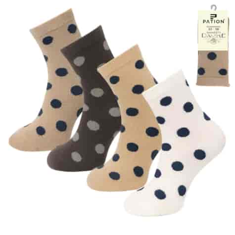 SKARPETY DAMSKIE PATION D-2513Q KROPKI 35-38
