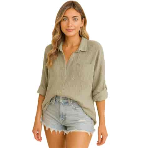 KOSZULA MUŚLIN LOREIN BEŻ