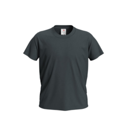 T-SHIRT DZIECIĘCY CIEMNO SZARY MIX ROZMIARÓW