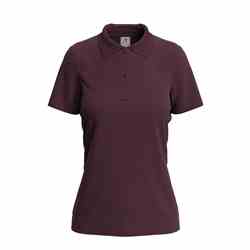 T-SHIRT DAMSKI POLO BURGUNDOWY