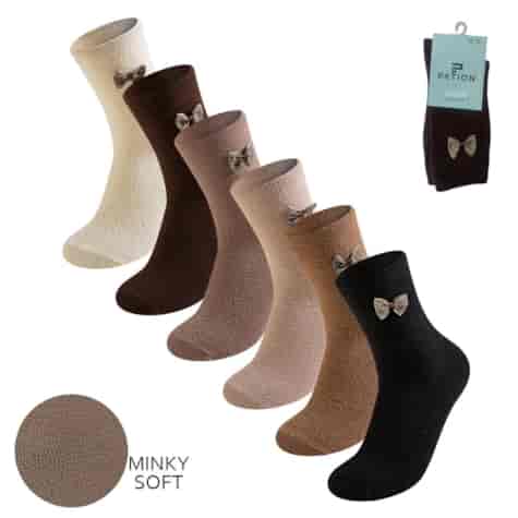 SKARPETA DAMSKA MINKY SOFT W25-07 39-42