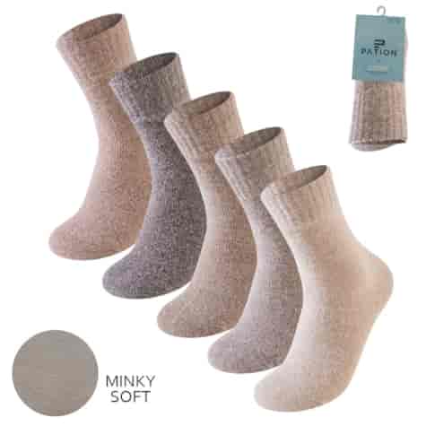SKARPETA DAMSKA MINKY SOFT W25-10 35-38