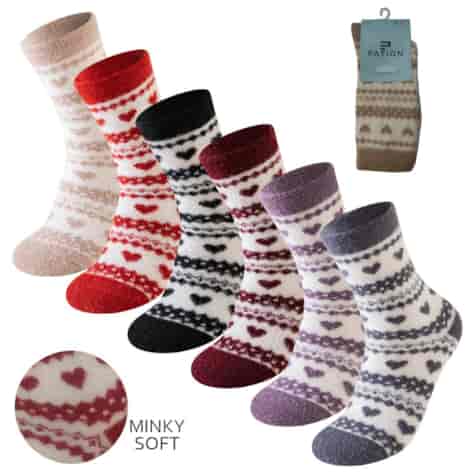 SKARPETA DAMSKA MINKY SOFT W25-11 39-42